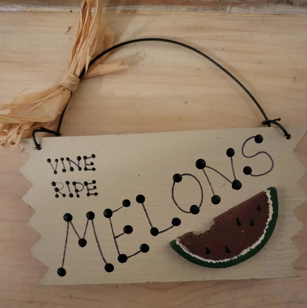Small Watermelon Wall Plaque